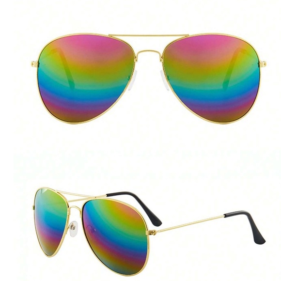 Luxe Mirrored Aviator Outdoor Sunnies Sunglasses - Picture 5 of 8